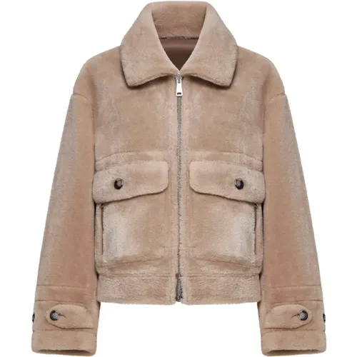 Beige Mäntel für Frauen Urbancode - Urbancode - Modalova