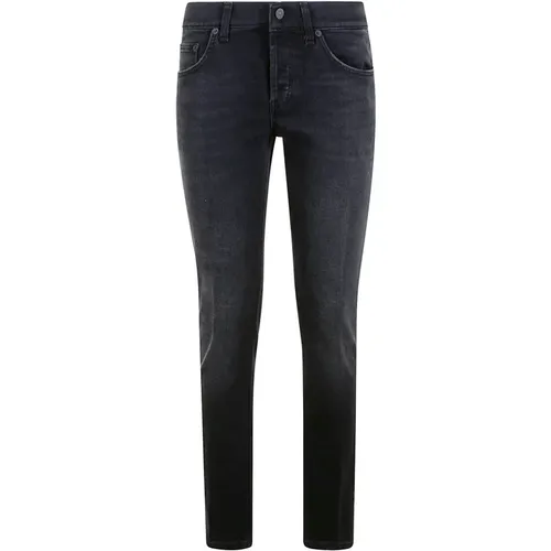 Low Waist Slim Fit Jeans Up168.Ds0255U , male, Sizes: W29, W30, W28 - Dondup - Modalova
