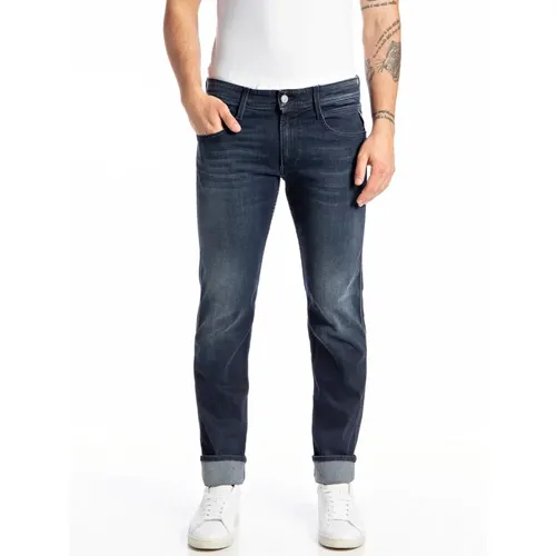 Regular Fit Comfort Jeans for Men , male, Sizes: W33 - Replay - Modalova