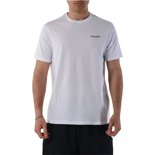 Baumwoll-T-Shirt mit Logo , Herren, Größe: XL - Armani Exchange - Modalova