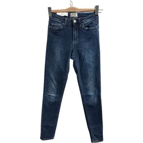 Pre-owned Cotton jeans , female, Sizes: 2XS - Acne Studios Pre-owned - Modalova