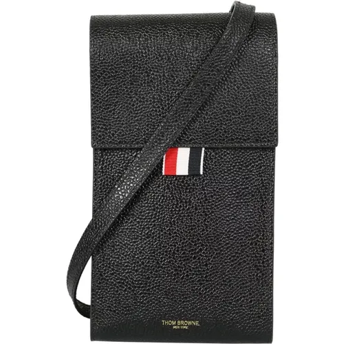 Smartphone case , male, Sizes: ONE SIZE - Thom Browne - Modalova