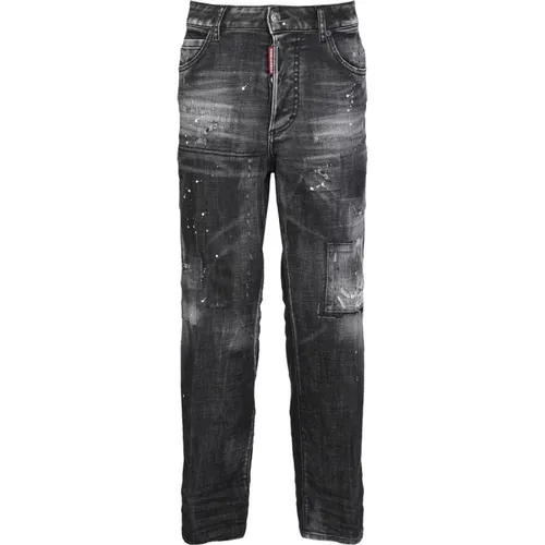 Stylish Loose-Fit Jeans , female, Sizes: 2XS, S - Dsquared2 - Modalova
