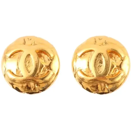 Pre-owned Fabric earrings , female, Sizes: ONE SIZE - Chanel Vintage - Modalova