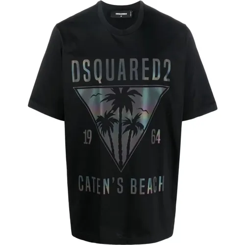 T-Shirts , Herren, Größe: M - Dsquared2 - Modalova