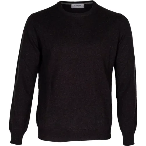 Men's Crew Neck Sweater. Long Sleeve. , male, Sizes: 2XL - Kangra - Modalova