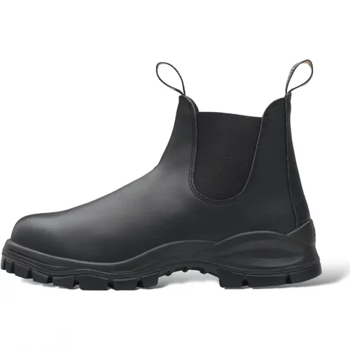 Schwarze Lug Boots aus Premium-Leder , Herren, Größe: 37 1/2 EU - Blundstone - Modalova