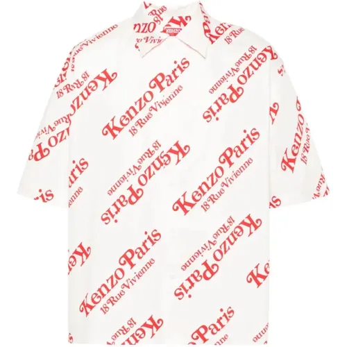 Verdy Collaboration Logo Print Shirt , male, Sizes: S - Kenzo - Modalova