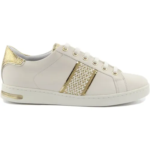 Gold Women's Sneaker , female, Sizes: 7 UK, 6 UK - Geox - Modalova