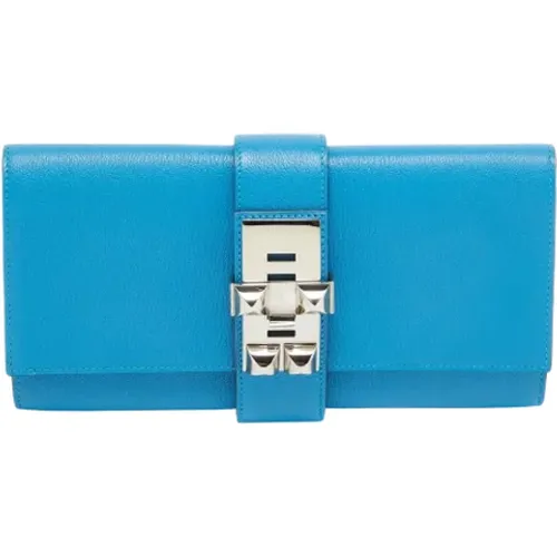 Pre-owned Leather clutches , female, Sizes: ONE SIZE - Hermès Vintage - Modalova