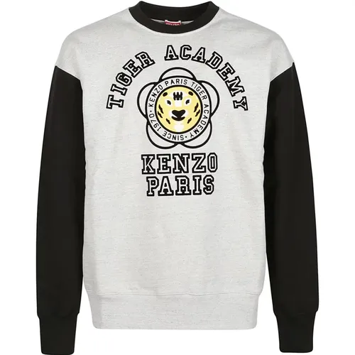 Tiger Academy Oversize Sweatshirt , Herren, Größe: XL - Kenzo - Modalova