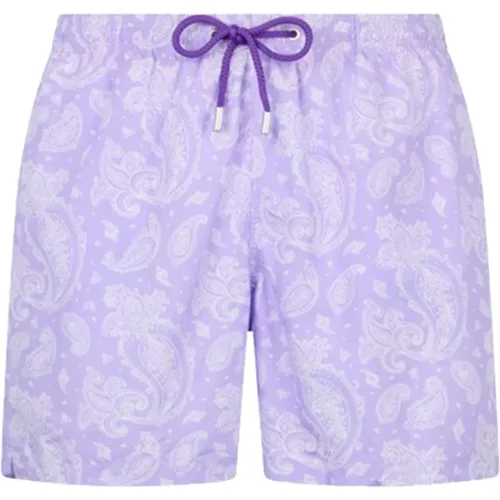 Leichte Badehose mit Paisley-Druck , Herren, Größe: S - MC2 Saint Barth - Modalova