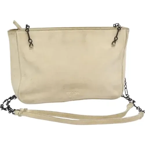 Pre-owned Suede prada-bags , female, Sizes: ONE SIZE - Prada Vintage - Modalova