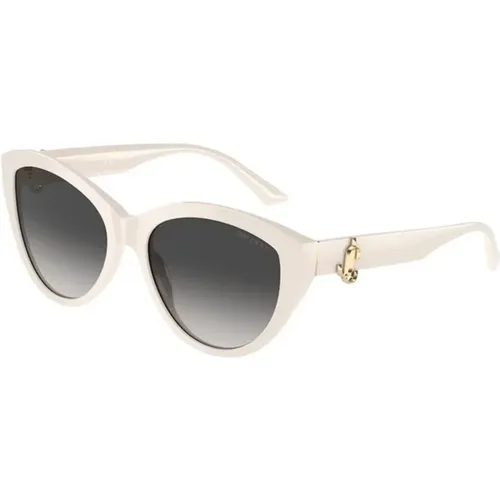 Chic Sunglasses with Gray Gradient , female, Sizes: 55 MM - Jimmy Choo - Modalova