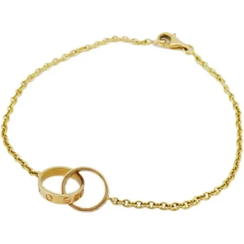 Pre-owned Gold bracelets , female, Sizes: ONE SIZE - Cartier Vintage - Modalova