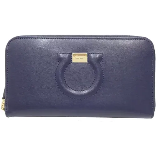 Pre-owned Leather wallets , female, Sizes: ONE SIZE - Salvatore Ferragamo Pre-owned - Modalova