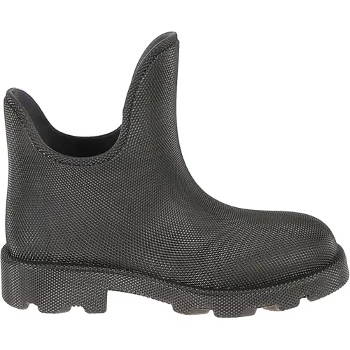 Schwarze Niedrige Marsh Stiefel , Damen, Größe: 35 EU - Burberry - Modalova