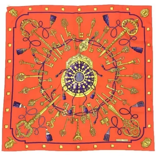 Pre-owned Silk scarves , female, Sizes: ONE SIZE - Hermès Vintage - Modalova