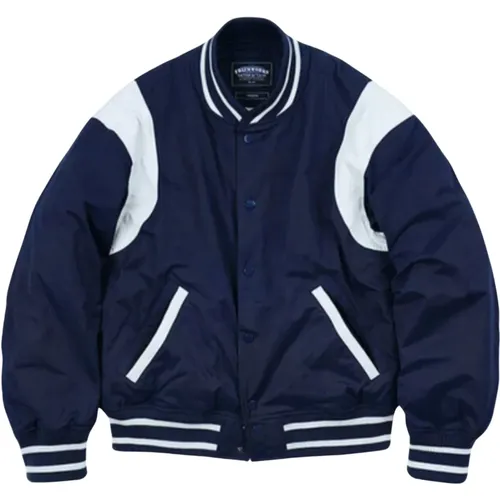 Casual Varsity Jacke mit Sauberen Details , Herren, Größe: XL - Frizmworks - Modalova