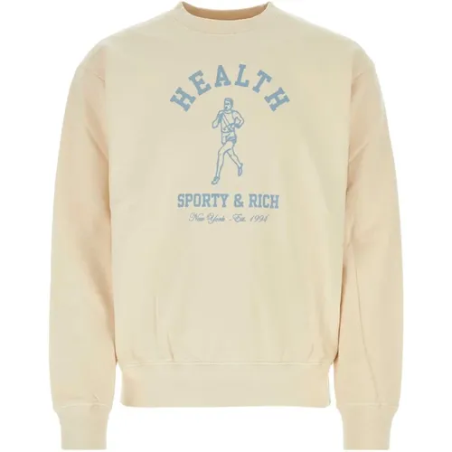 NY Running Club Sweatshirt , Herren, Größe: S - Sporty & Rich - Modalova