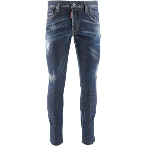 Dunkle Denim Slim-Fit Jeans - Dsquared2 - Modalova