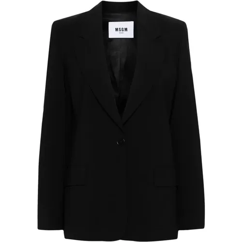 Stilvolle Jacke für Männer und Frauen , Damen, Größe: M - Msgm - Modalova