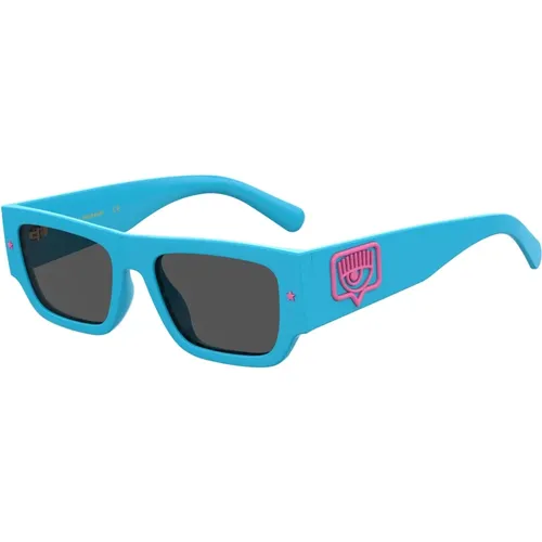 Stylish Sunglasses in Light /Grey,Sonnenbrille,/Grey Sunglasses CF 7013/S,/Grey Sunglasses CF 7013/S,/Grey Sunglasses CF 7013/S - Chiara Ferragni Collection - Modalova