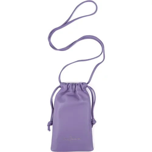 Lilac Crossbody Bag , female, Sizes: ONE SIZE - Cortana - Modalova