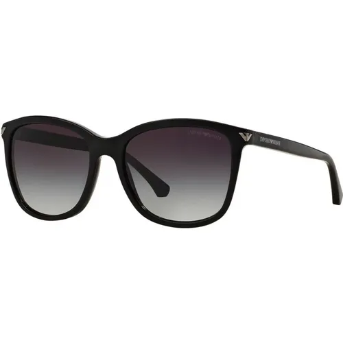 Sunglasses in Shiny Gradient , female, Sizes: 56 MM - Emporio Armani - Modalova