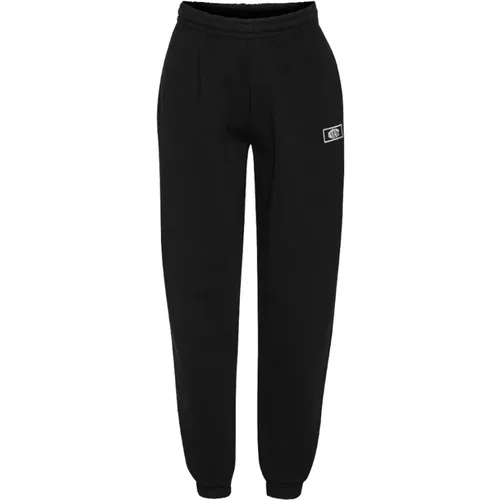 Jogging Pants with Elastic Waistband and Embroidered Logo , female, Sizes: L, S, 2XS, XS - Rotate Birger Christensen - Modalova