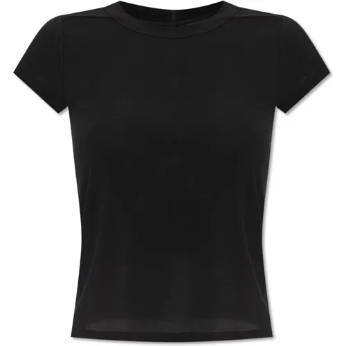 Gekürztes Level T-Shirt , Damen, Größe: XS - Rick Owens - Modalova
