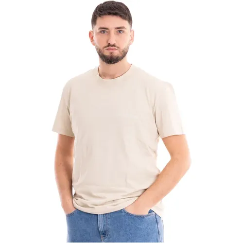 Institutional Tee Shirt , Herren, Größe: L - Calvin Klein Jeans - Modalova
