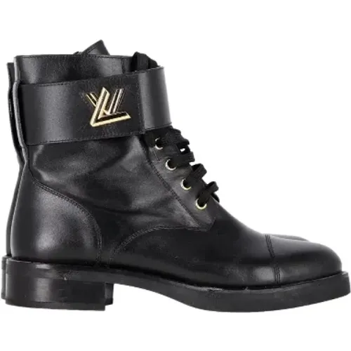 Pre-owned Leder boots - Louis Vuitton Vintage - Modalova