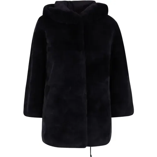 Hooded Short Coat with Side Pockets , female, Sizes: M - S.w.o.r.d 6.6.44 - Modalova