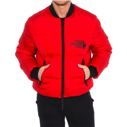 Bomber Jackets , male, Sizes: XL - Dsquared2 - Modalova