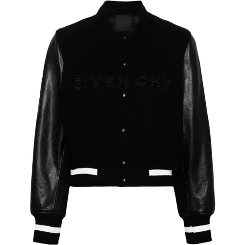 Wool Bomber Jacket , female, Sizes: XS, S - Givenchy - Modalova