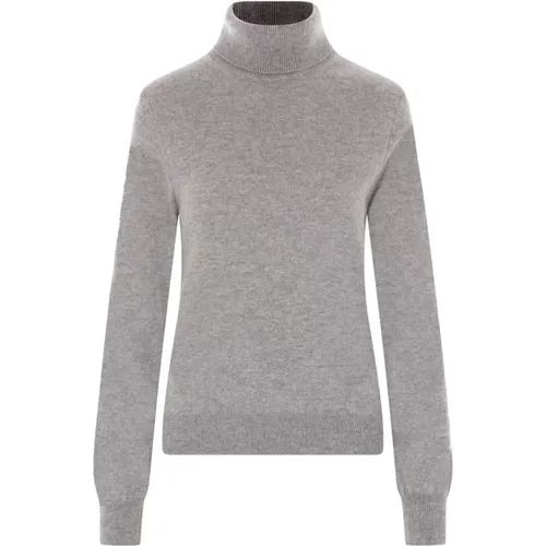 Grauer Cashmere Rollkragenpullover , Damen, Größe: M - Comme des Garçons - Modalova