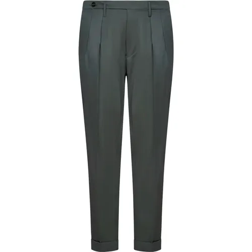 Wool Trousers Slim Fit Ivy , male, Sizes: W30, W33, W32, W40 - Michael Coal - Modalova