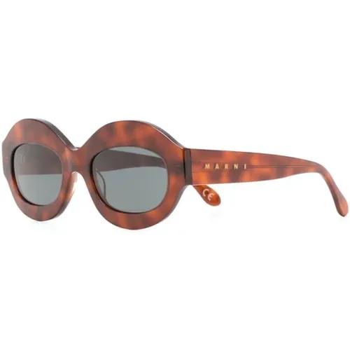 JAL Ik Kil Cenote Havana Diversa Sunglasses , female, Sizes: ONE SIZE - Marni - Modalova