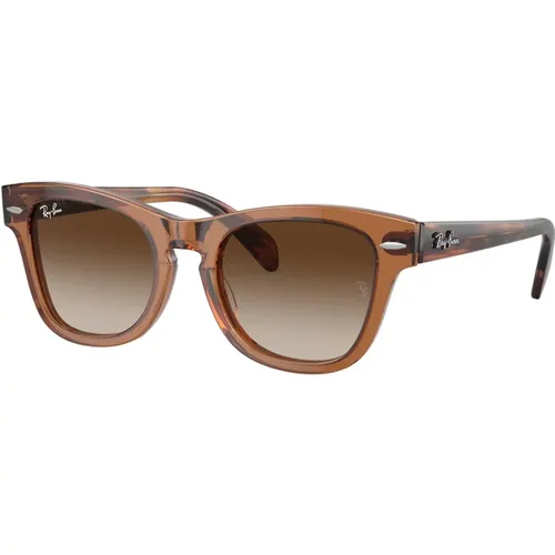 Trendy Transparent Sunglasses,RJ 9707S Sungles, /Grey-Green Lenses,Stylish Young Boys Sungles - Ray-Ban - Modalova