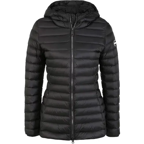 Medium Length Glossy Down Jacket , female, Sizes: S, XS - Colmar - Modalova