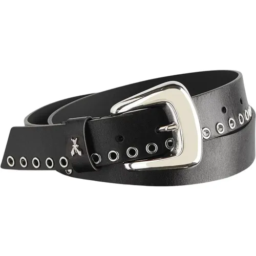 Belt Leather Belt with piercing , female, Sizes: M - PATRIZIA PEPE - Modalova