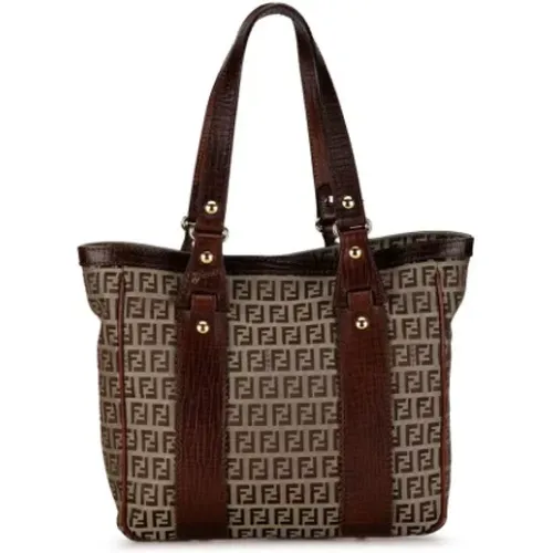 Pre-owned Canvas totes , female, Sizes: ONE SIZE - Fendi Vintage - Modalova