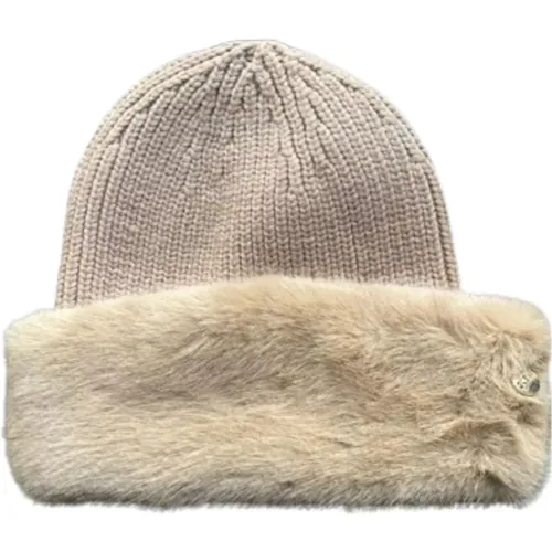 Damen Beanie Mütze , Damen, Größe: L - Guess - Modalova