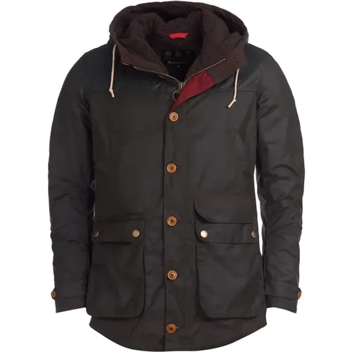 Moderne Gewachste Baumwollparka mit Traditionellen Merkmalen , Herren, Größe: XL - Barbour - Modalova