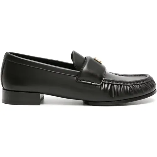 Schwarze flache Schuhe mit 4G-Motiv , Damen, Größe: 37 EU - Givenchy - Modalova