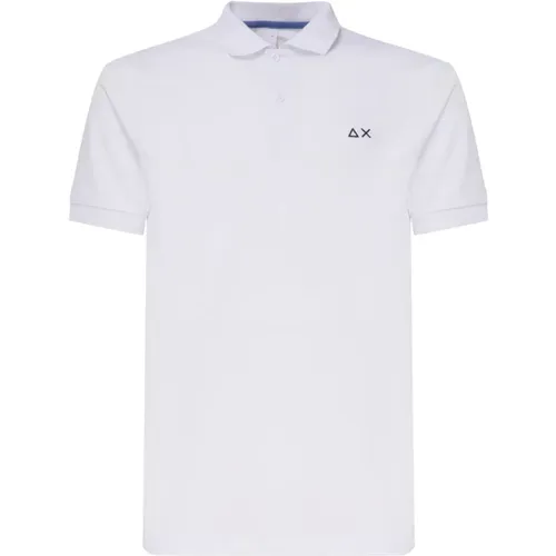 Weiße T-Shirts und Polos , Herren, Größe: 2XL - Sun68 - Modalova