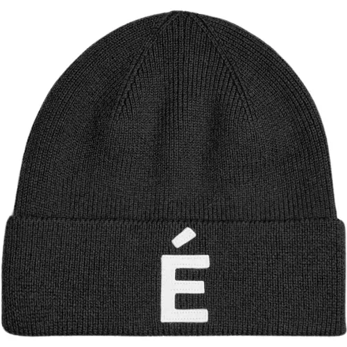 Patch Beanie Hat , male, Sizes: ONE SIZE - Études - Modalova