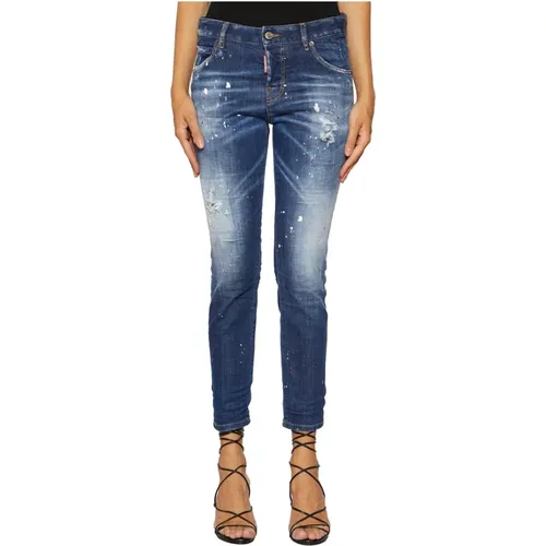 Cool Girl Baumwoll Jeans , Damen, Größe: XS - Dsquared2 - Modalova