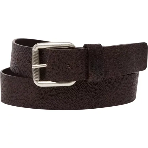 Leather Belt , male, Sizes: 105 CM, 95 CM, 90 CM, 100 CM - Dondup - Modalova